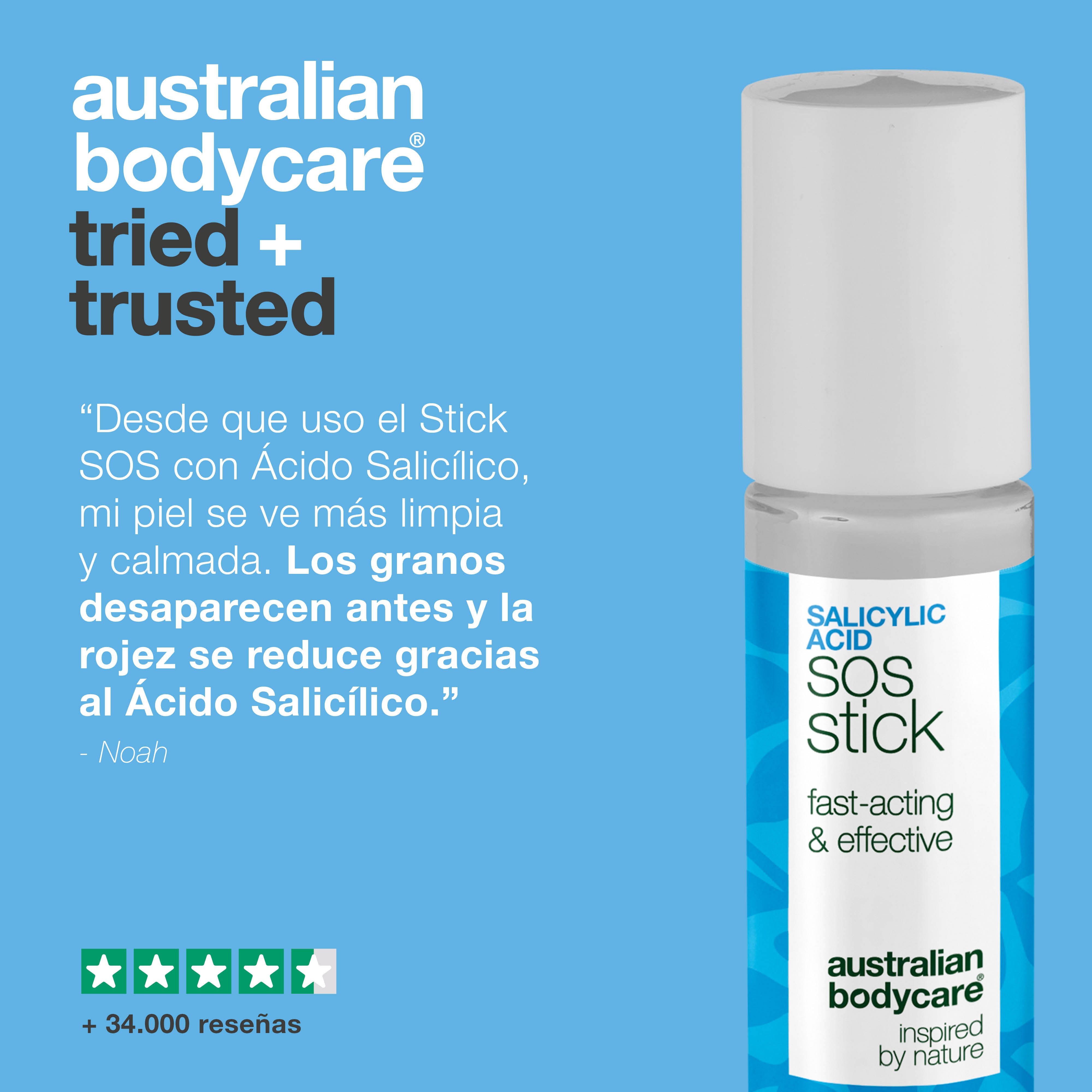 Stick SOS con ácido salicílico – reduce granos y rojeces, limpia los poros y calma la piel