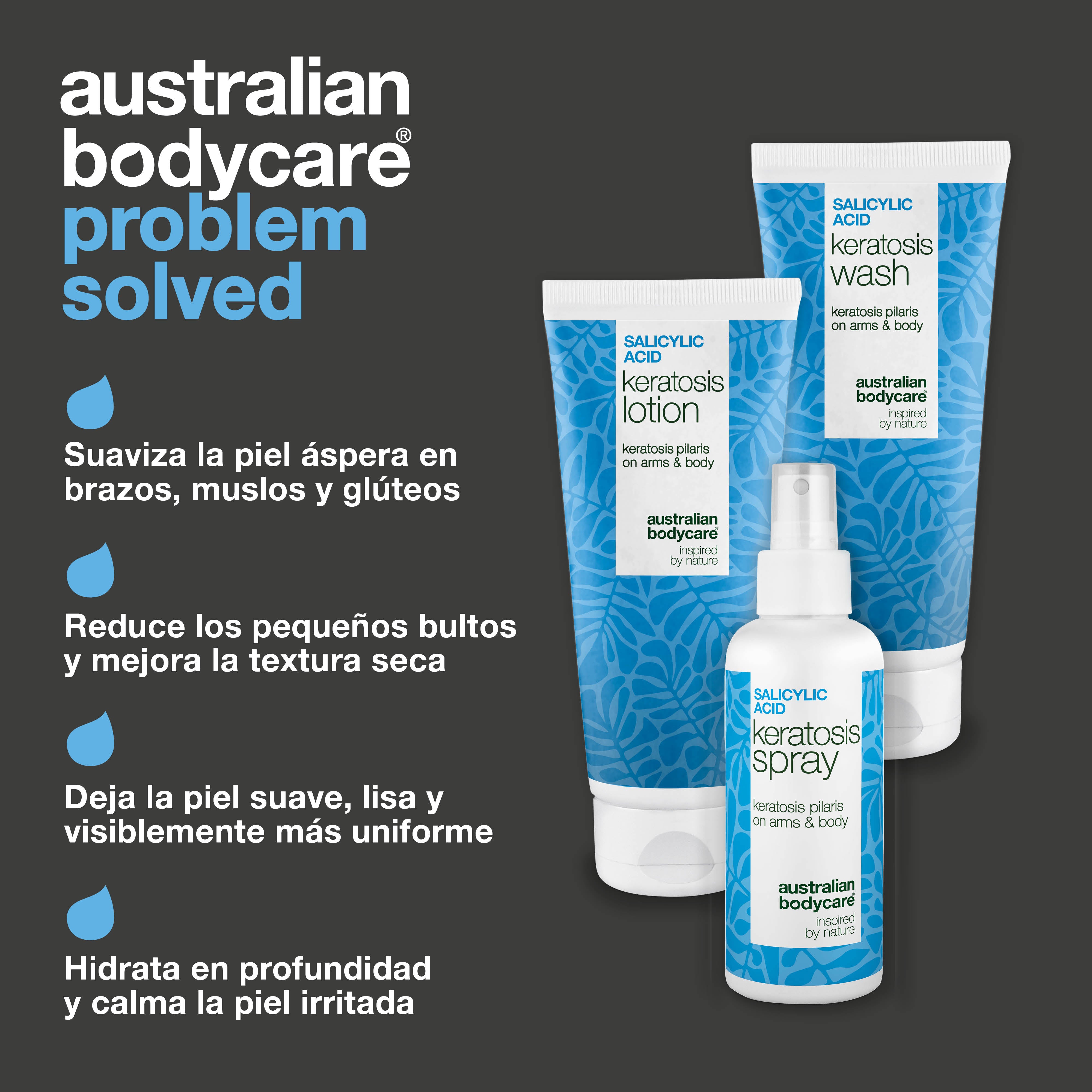 Pack Queratosis Pilaris – Suaviza piel seca y rugosa — Tratamiento corporal contra la Queratosis Pilaris reduce la piel rugosa y con textura irregular para una piel suave.