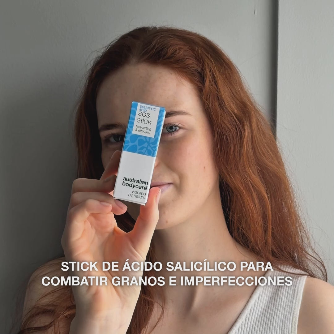 Stick SOS con Ácido Salicílico para granos y rojeces — Stick SOS con Ácido Salicílico trata granos y rojeces, limpia los poros y calma la piel. Con Ácido Salicílico.