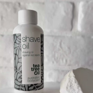 Aceite de afeitado contra granitos rojos y vello encarnado – calma irritación y rojeces – Australian Bodycare