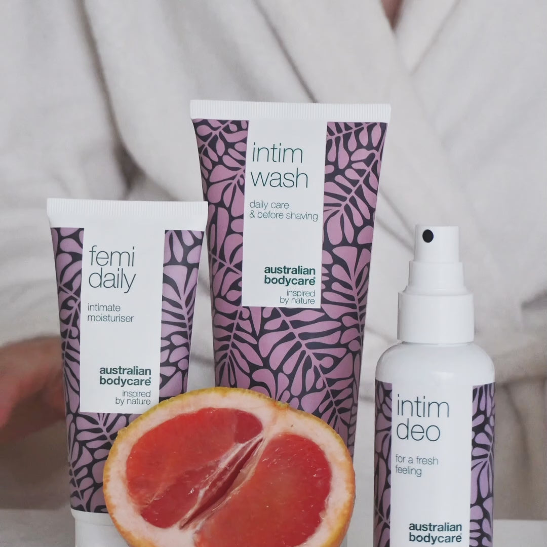 Kit de cuidado íntimo contra el olor vaginal: 3 productos íntimos para el olor no deseado y la irritación íntima