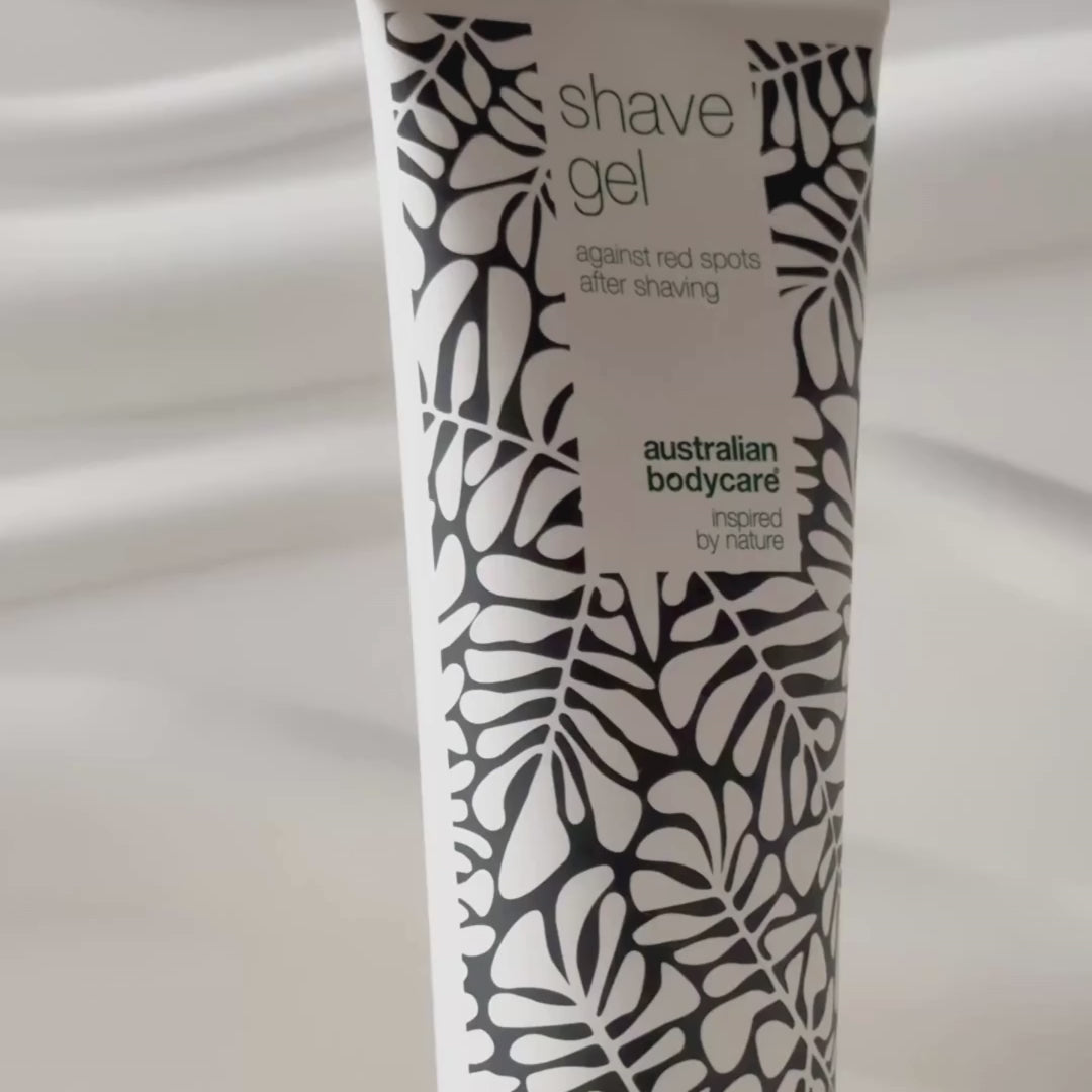Gel de Afeitar transparente —  Gel de afeitar para evitar las rojeces y los granos al afeitarse
