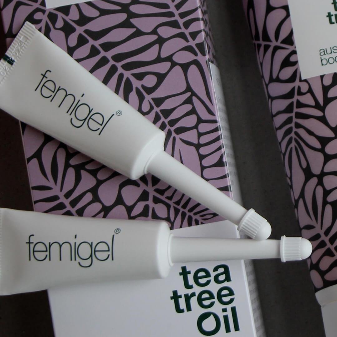 Gel íntimo Femigel — Gel 100% natural para la zona íntima para detener el olor, la sequedad y la picazón