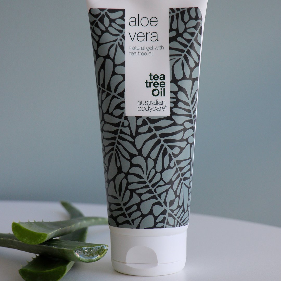 Gel de Aloe Vera — Gel enfriante para la picazón y la piel irritada, quemaduras solares y rasguños