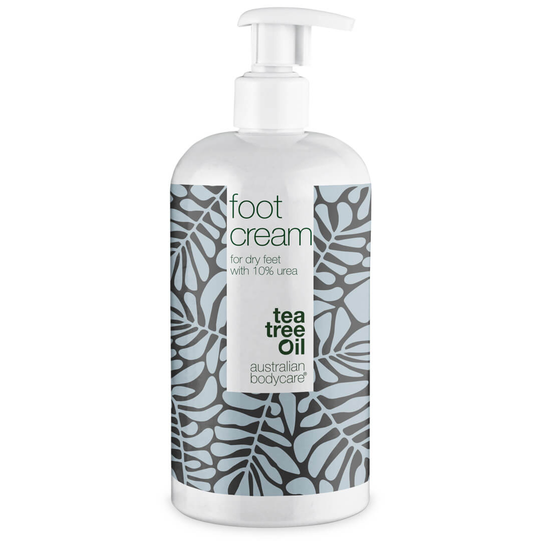 Crema de pies 10%  urea - Crema hidratante y nutritiva para pies secos con aceite de árbol de té 100% natural